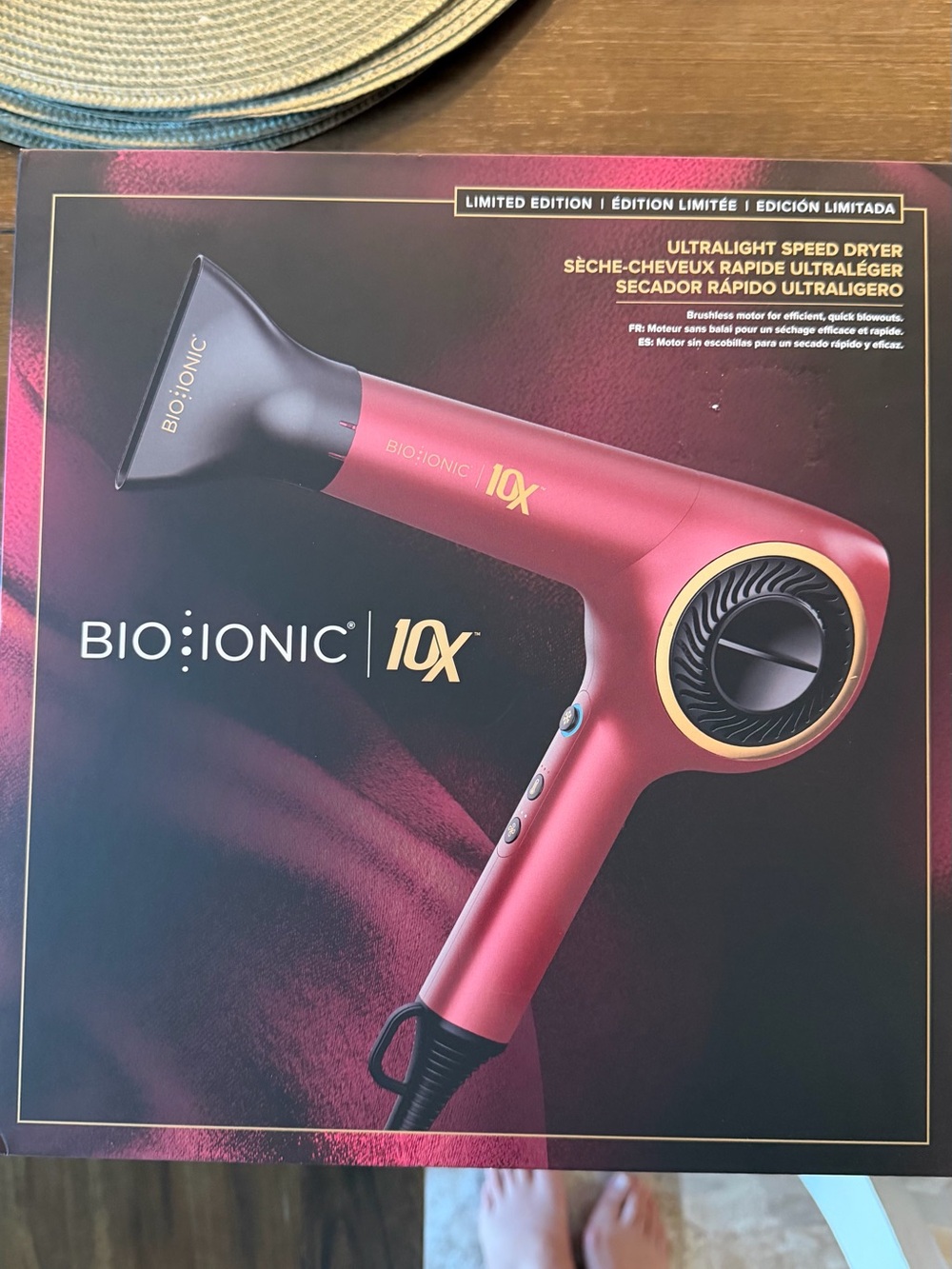 Bio Ionic 10X Ultralight Speed Dryer - Pink